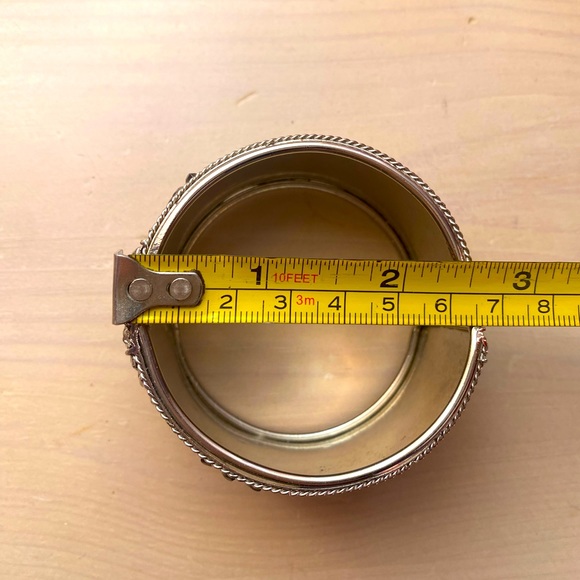 Rhinestone Cuff Bracelet - Picture 4 of 10